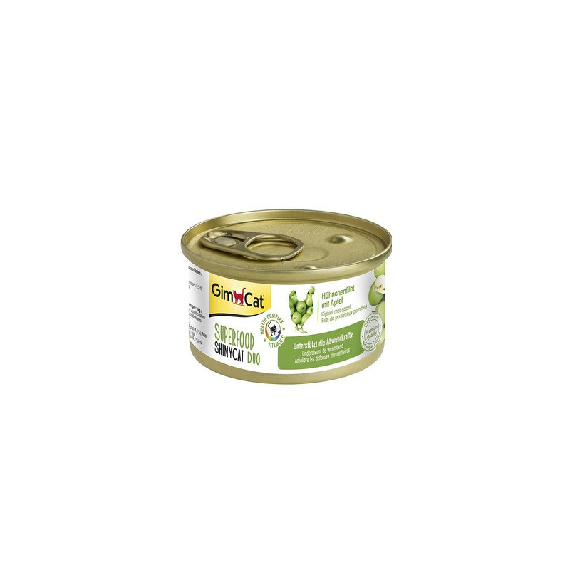 Gimpet Superfood ShinyCat с курицей и яблоком