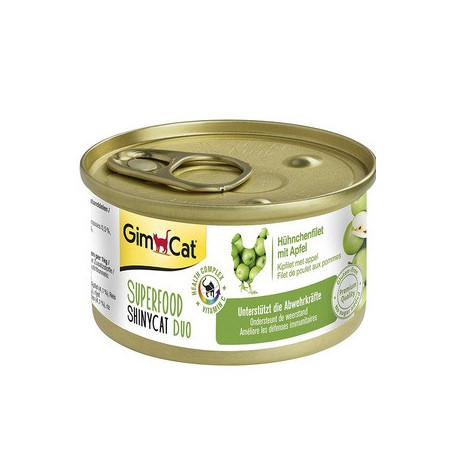 Gimpet Superfood ShinyCat с курицей и яблоком