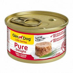 GimDog Pure Delight тунец и говядина в желе