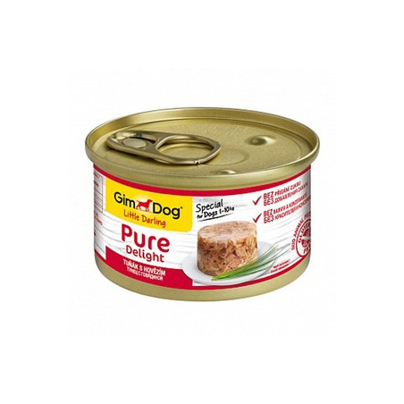 GimDog Pure Delight тунец и говядина в желе