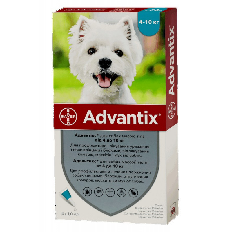 Bayer Advantix до 10 кг