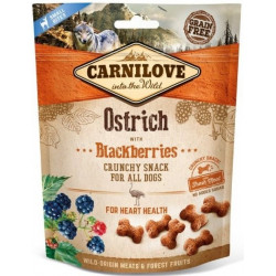 Carnilove Dog Crunchy OSTRICH With BLACKBERRIES