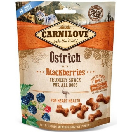 Carnilove Dog Crunchy OSTRICH With BLACKBERRIES