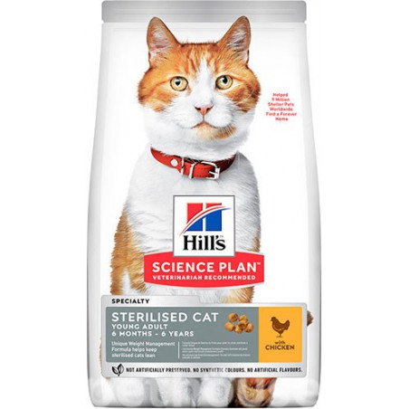 Hills SP Feline Young Adult Sterilised Cat with Chicken