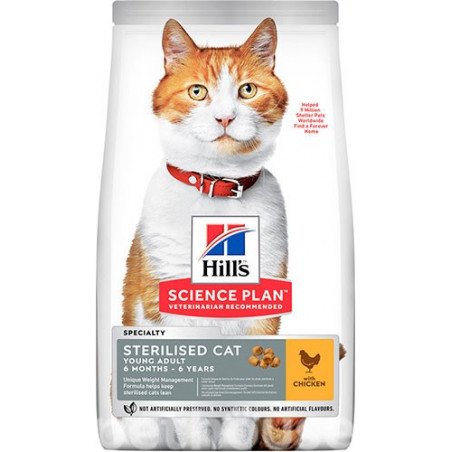 Hills SP Feline Young Adult Sterilised Cat with Chicken