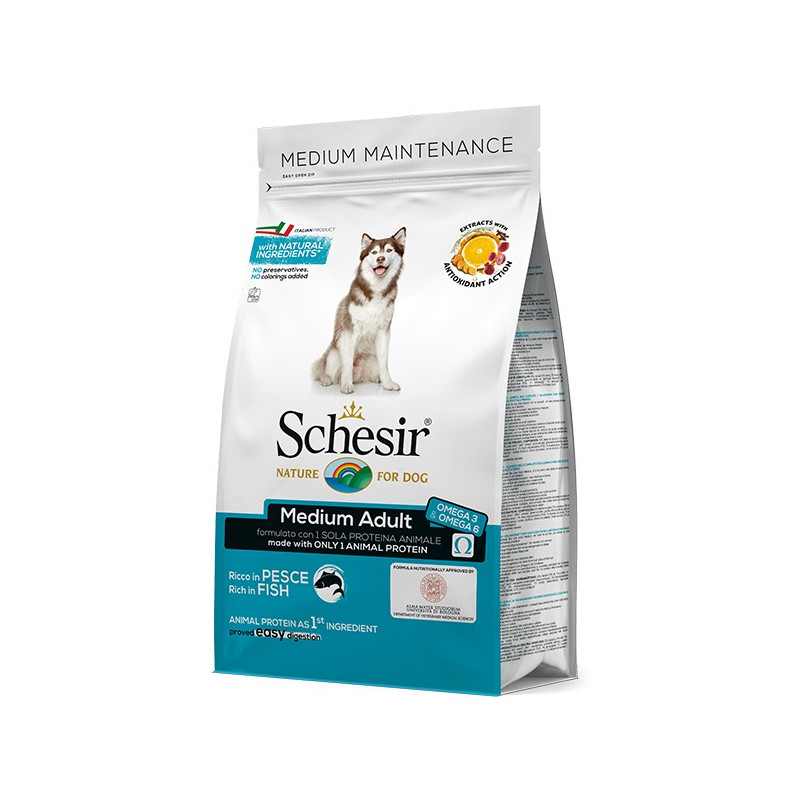 Schesir Dog Medium Adult Fish