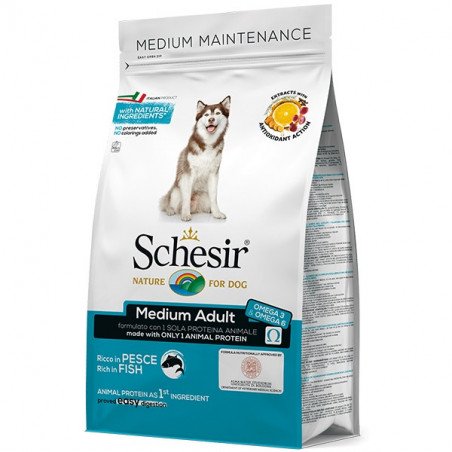 Schesir Dog Medium Adult Fish