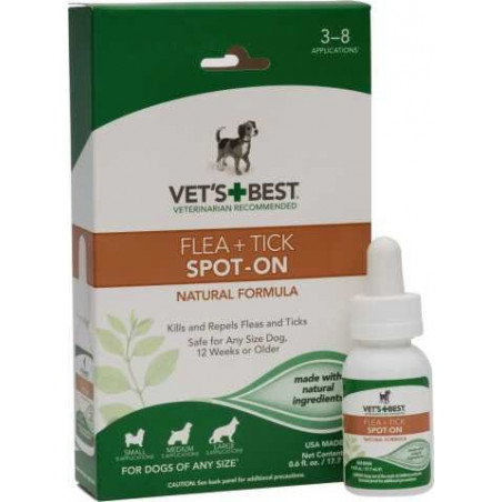 Vet`s Best Flea + Tick Spot On Bottle