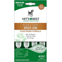Vet`s Best Flea + Tick Spot On Medium