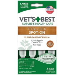 Vet`s Best Flea + Tick Spot On Large