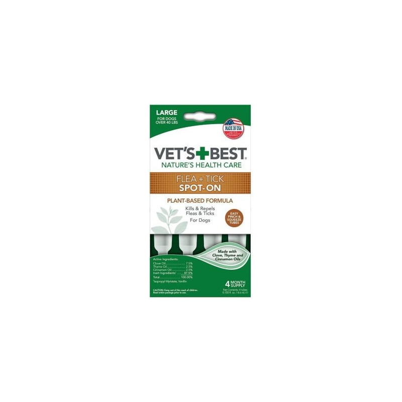 Vet`s Best Flea + Tick Spot On Large