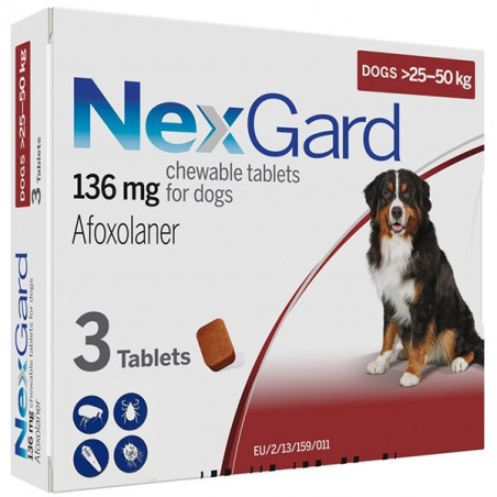 NexGard от блох и клещей от 25 до 50 кг