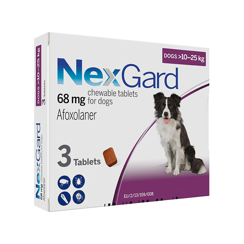 NexGard от блох и клещей от 10 до 25 кг