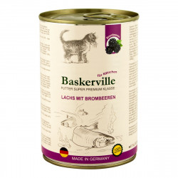 Baskerville Лосось с ежевикой для котят