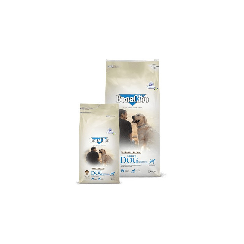 BonaCibo Adult Dog Chicken & Rice with Anchovy