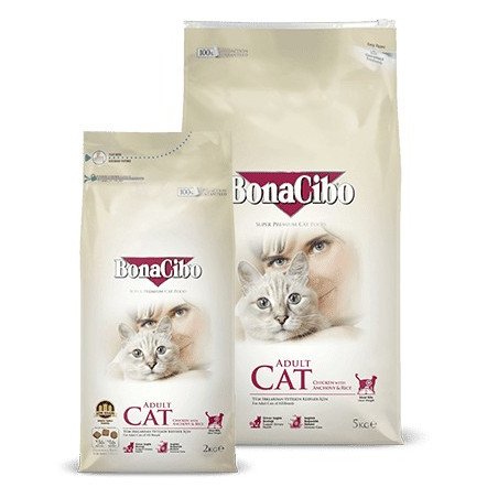 BonaCibo Cat Adult Chicken & Rice with Anchovy