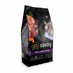 Savory Adult Cat Steril Fresh Lamb & Chicken
