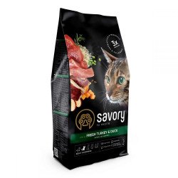 Savory Adult Cat Gourmand Fresh Turkey & Duck