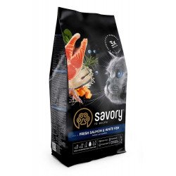 Savory Adult Cat Gourmand Fresh Salmon & White Fish