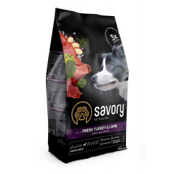 Savory Adult Medium Breed Fresh Turkey & Lamb