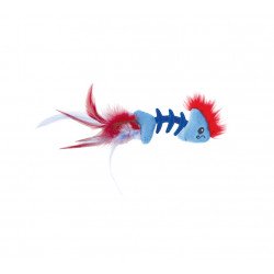 Petstages Feather Fish Bone Cat Toy