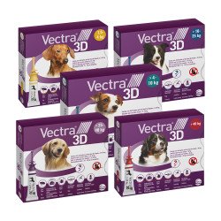 Vectra 3D - краплі Вектра проти бліх та кліщів