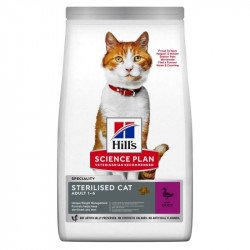 Hills SP Feline Adult Young Sterilised Cat With Duck