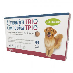 Simparica Тріо для собак 20-40 кг