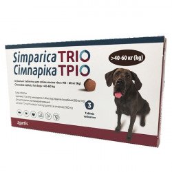 Simparica Тріо для собак 40-60 кг