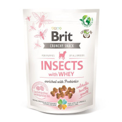 Brit Care Dog Crunchy Cracker Puppy Insects with Whey