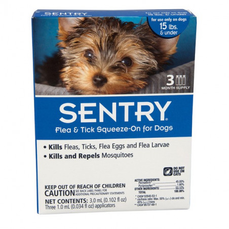 Sentry Капли для собак до 7 кг