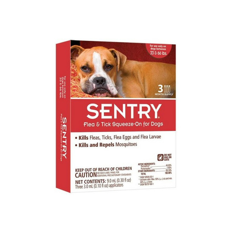 Sentry Капли для собак весом 15-30 кг